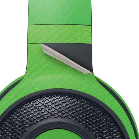 Green Carbon Fiber Specialty Material Razer Kraken X Skin